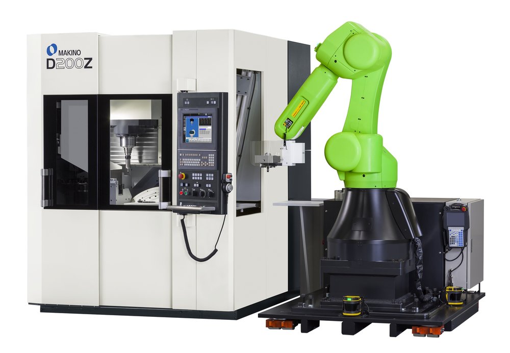 O novo Makino D200Z: Elevada qualidade de superfície e precisão a partir de um centro de maquinação vertical de 5 eixos ultra-compacto facilmente automatizado